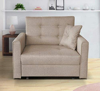 Kristina Sofa Chair in  Beige Color